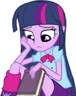 😞 emoji Equestria girls Telegram sticker 16 of 81