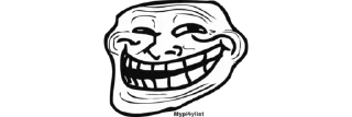 😂 emoji Trollface @MYpl4ylist Telegram sticker 1 of 75
