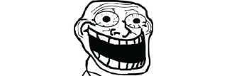 🤣 emoji Trollface @MYpl4ylist Telegram sticker 5 of 75