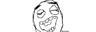 🤤 emoji Trollface @MYpl4ylist Telegram sticker 18 of 75