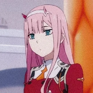Sticker from Zero Two