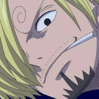 🎷 emoji ◈『 sanji 』◈ @ka_anime_sticker Telegram sticker 13 of 100
