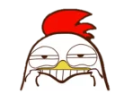 😬 emoji Chicken Telegram sticker 5 of 23