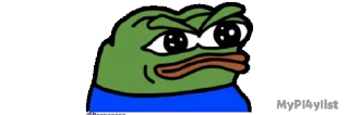 🐸 emoji Mini pepe @MyPl4ylist Telegram sticker 17 of 50