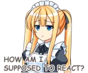 😶 emoji Maid Girlfriend Telegram sticker 15 of 41