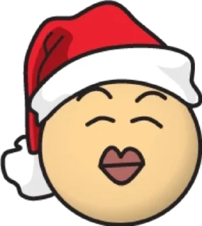 😘 emoji Красная шапка @modnyashki_vip Telegram sticker 13 of 25