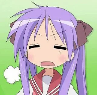 🌟 emoji ⭐┆ Kagami Hiiragi ٭ @KesitoMania Telegram sticker 13 of 120