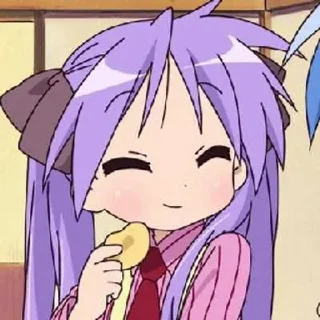 🌟 emoji ⭐┆ Kagami Hiiragi ٭ @KesitoMania Telegram sticker 23 of 120