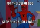 😔 emoji SPIDERMAN THE FAGGOT Telegram sticker 12 of 50