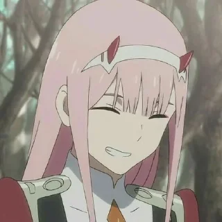 😁 emoji zero two mood Telegram sticker 17 of 35