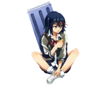 😋 emoji Kill La Kill Telegram sticker 5 of 23