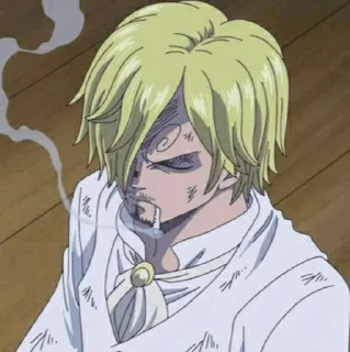 🎷 emoji ◈『 sanji 』◈ @ka_anime_sticker Telegram sticker 19 of 100