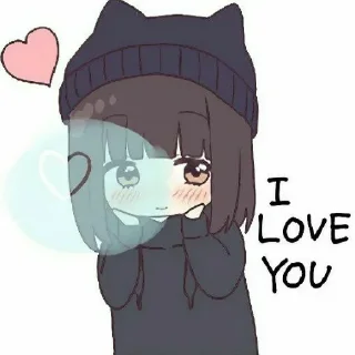 ❤️ emoji Chica pelo corto Telegram sticker 7 of 53