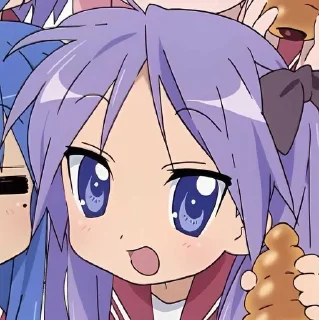 🌟 emoji ⭐┆ Kagami Hiiragi ٭ @KesitoMania Telegram sticker 7 of 120