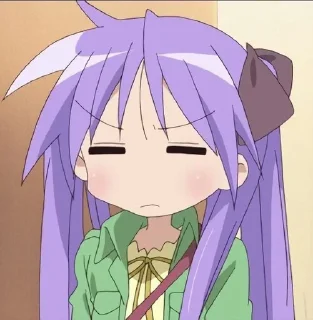 🌟 emoji ⭐┆ Kagami Hiiragi ٭ @KesitoMania Telegram sticker 11 of 120