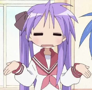 🌟 emoji ⭐┆ Kagami Hiiragi ٭ @KesitoMania Telegram sticker 20 of 120