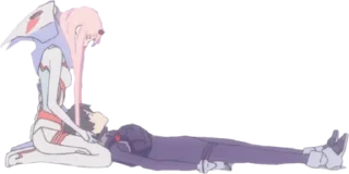 ❤️ emoji Zero Two Telegram sticker 14 of 24