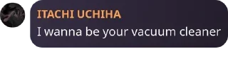 Sticker from itachi's lyrics