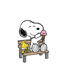🍦 emoji snoopy Telegram sticker 17 of 119