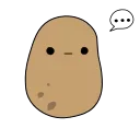 Sticker from Cute potato @AM_stickers