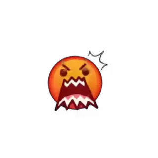 😡 emoji Cute emoji - @Gatta_Strafatta Telegram sticker 19 of 81