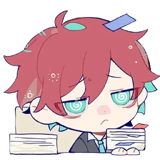 😕 emoji Hypnosis Mic [@TodorokiShouto] Telegram sticker 7 of 104