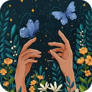 🦋 emoji • @sayareh_golabeton • Telegram sticker 11 of 24