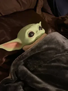 😴 emoji Baby Yoda Telegram sticker 8 of 27