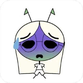 😰 emoji инопланетяне Telegram sticker 15 of 19