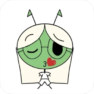 😘 emoji инопланетяне Telegram sticker 16 of 19