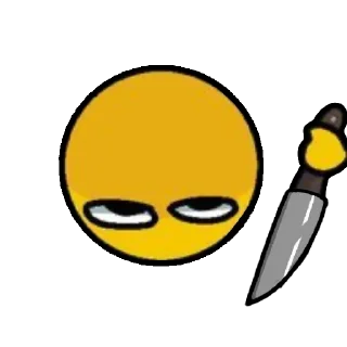 🗡 emoji Blob Telegram sticker 7 of 32