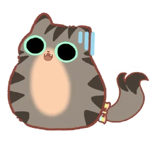 😅 emoji Blob Cat! 🏳️‍🌈 Telegram sticker 8 of 27