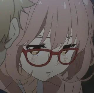 Sticker from kyoukai no Kanata | @ALIXUNDER