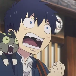 🔥 emoji Rin Okumura (@TodorokiShouto) Telegram sticker 10 of 64