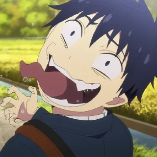 🔥 emoji Rin Okumura (@TodorokiShouto) Telegram sticker 22 of 64