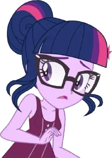 😐 emoji Equestria girls Telegram sticker 19 of 81