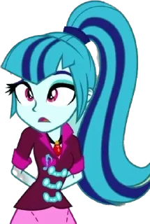 😦 emoji Equestria girls Telegram sticker 6 of 81