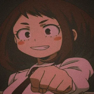 👊 emoji Очако Урарака Telegram sticker 19 of 50