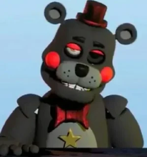 😏 emoji FNAF(Freddy) Telegram sticker 23 of 87
