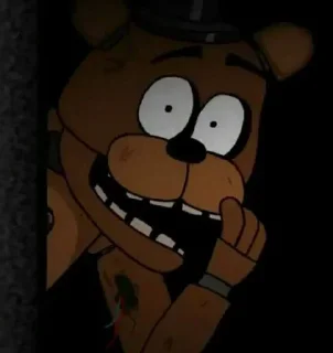 😱 emoji FNAF(Freddy) Telegram sticker 8 of 87