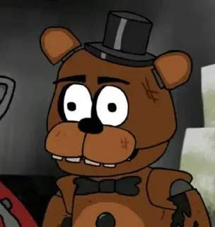 😐 emoji FNAF(Freddy) Telegram sticker 5 of 87