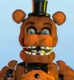 😐 emoji FNAF(Freddy) Telegram sticker 16 of 87