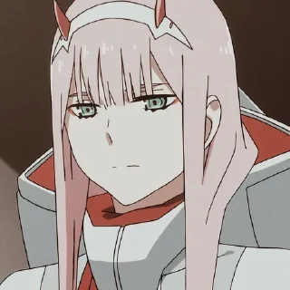 😠 emoji Zero Two Telegram sticker 11 of 19
