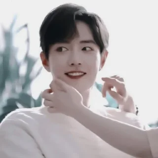 ❤️ emoji xiao zhan Telegram sticker 11 of 120