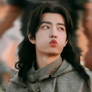 ❤️ emoji xiao zhan Telegram sticker 5 of 120