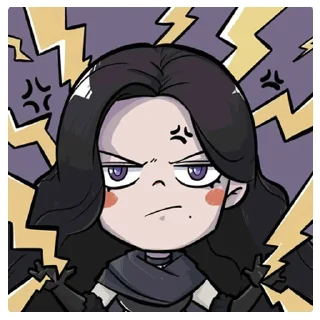 😠 emoji Wiki Witcher Stickers Telegram sticker 3 of 40