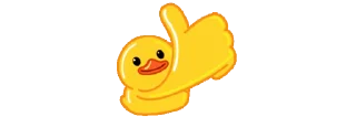 Sticker from 'Mini Duck | @iStickerLand,