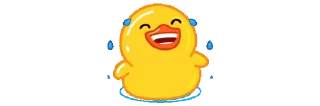 😂 emoji mini Duck @MyPl4ylist Telegram sticker 1 of 46