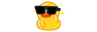😎 emoji mini Duck @MyPl4ylist Telegram sticker 10 of 46