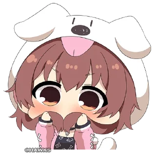 🐶 emoji Random Chibi 4 (@TodorokiShouto) Telegram sticker 1 of 120